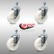 Service Caster 5 Inch SS Nylon Wheel Swivel 12mm Threaded Stem Caster Set SCC-SSTS20S514-NYS-M1215-4 - alternate 2